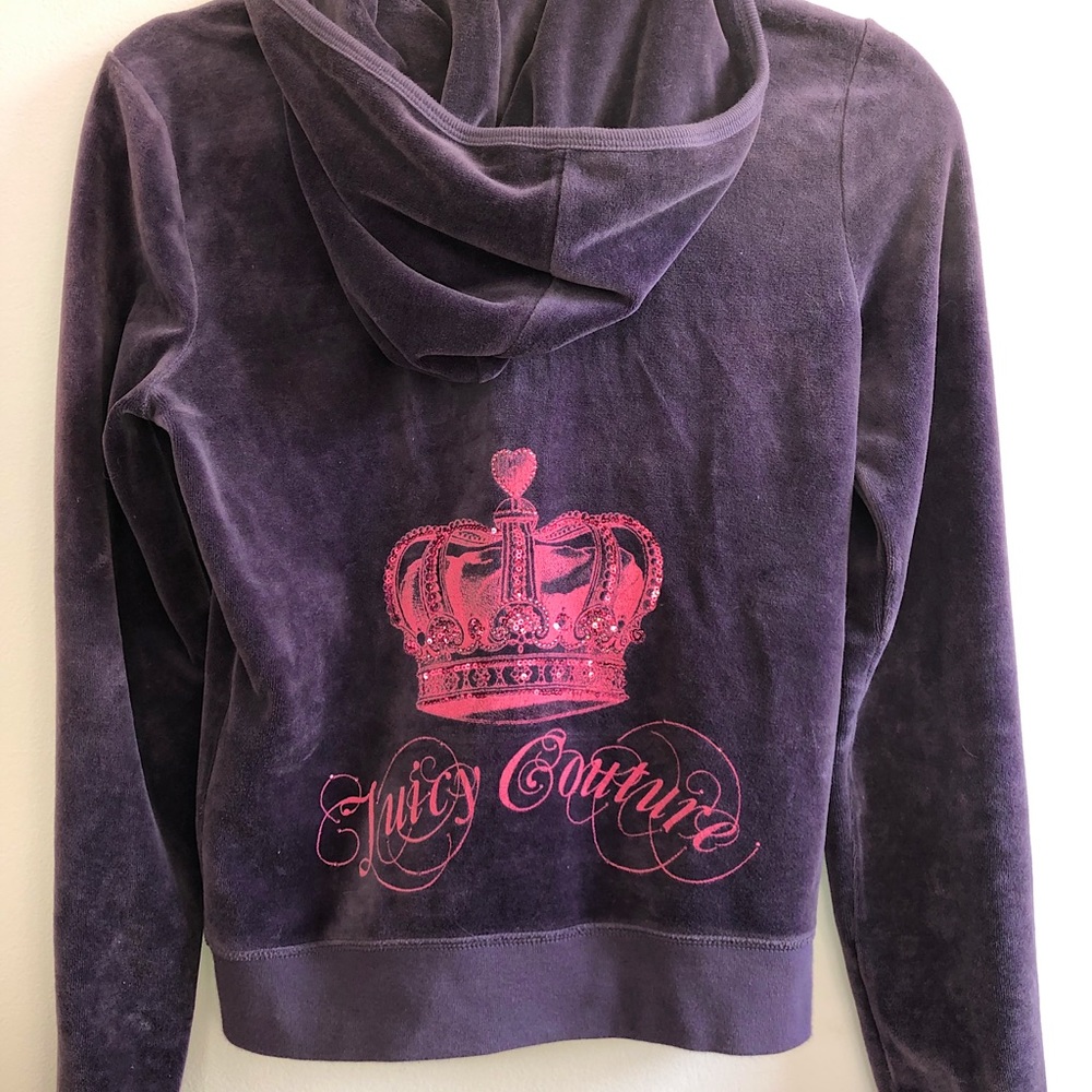 Dusty Plum Original Juicy Couture Track Jacket